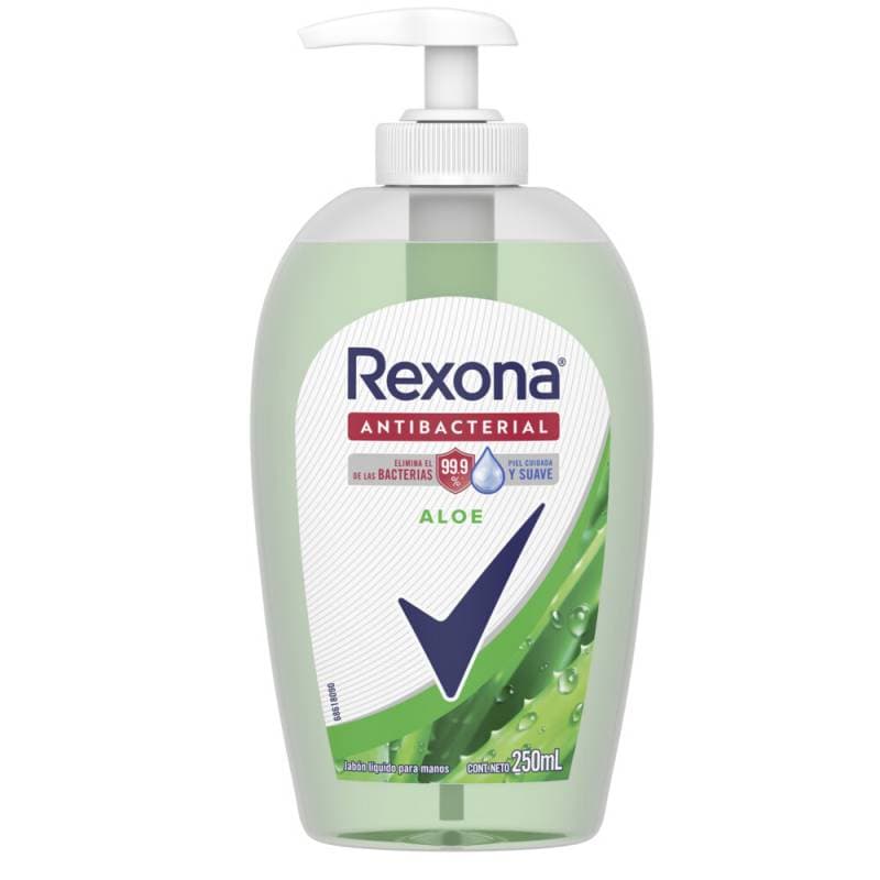 Jabón Líquido para Manos  Antibacterial con Aloe 250 ml