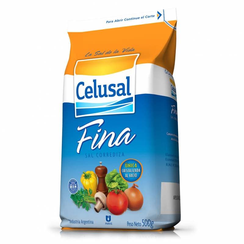 Sal Fina en Paquete Celusal 500 Gr.